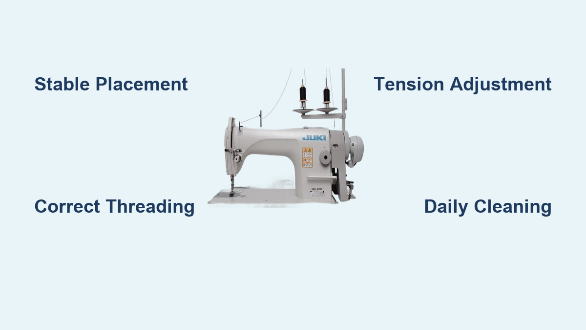 How to Use a Juki Industrial Sewing Machine: Quick Guide