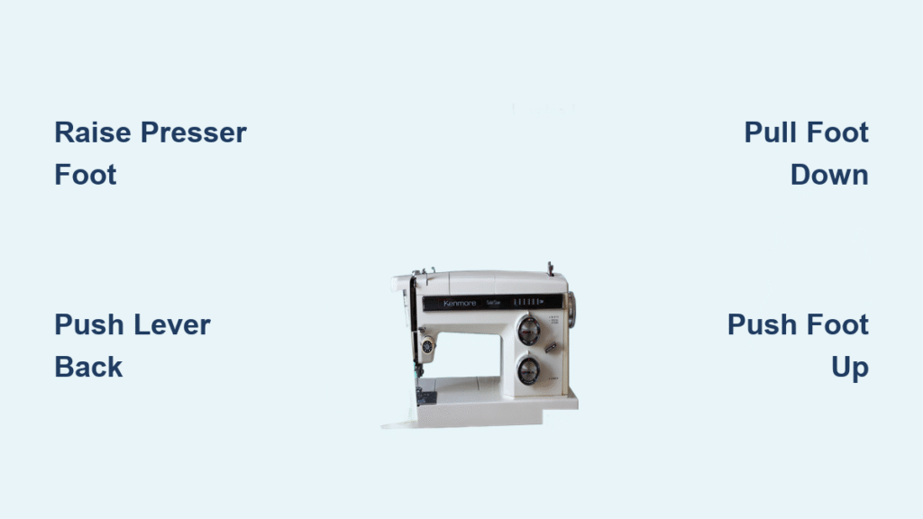 How to Change Presser Foot on Kenmore Sewing Machine