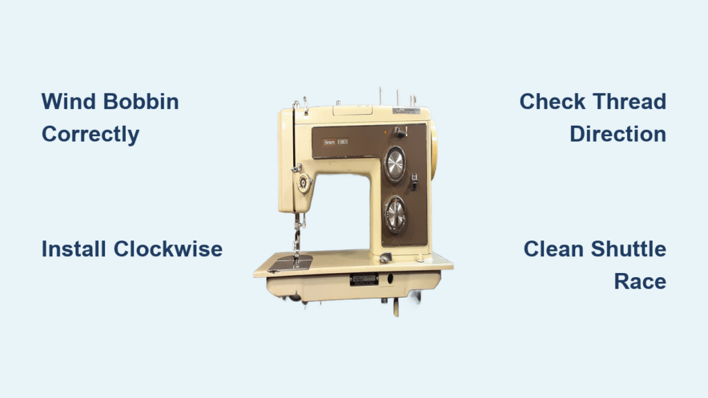 How to Install a Bobbin on a Kenmore Sewing Machine